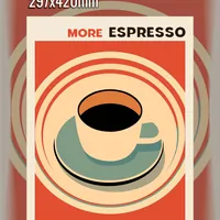 More Espresso Less Depresso — неоновая вывеска Art Studio