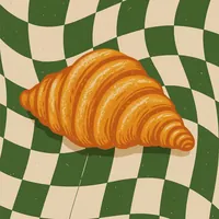 Постер круассан на кухню винтажный — фото 5