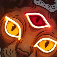 Неоновая вывеска с изображением кошки 40х40 — фото 2