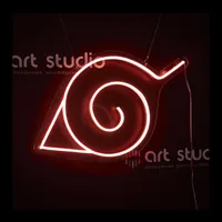 Неоновая вывеска Наруто Конохи Аниме для дома — фото 5