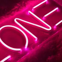 Неоновая вывеска Chill Zone розового цвета с диммером — фото 5