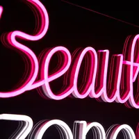 Неоновая вывеска beauty Zone для магазина красоты — фото 3