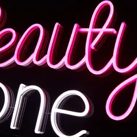 Неоновая вывеска beauty Zone для магазина красоты — фото 4