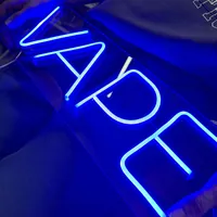 Неоновая вывеска Vape 50x20 синий — фото 2