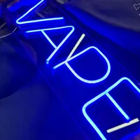 Неоновая вывеска Vape 50x20 синий — фото 3