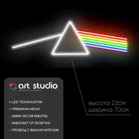 The dark side of the moon — неоновая вывеска Art Studio