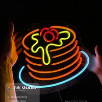 Блинчики — неоновая вывеска Art Studio