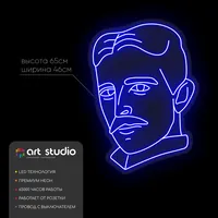 Тесла — неоновая вывеска Art Studio