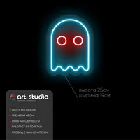 Ghost — неоновая вывеска Art Studio