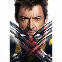 Постер Расомаха против Дедпула с яркими красками — фото 2