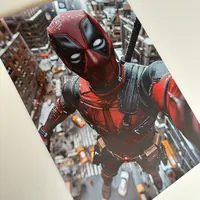 Постер Дедпула делает селфи в городе — фото 2