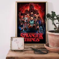 Постер Stranger Things 29×42 см красный — фото 2