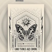 минимализм, бабочка — неоновая вывеска Art Studio