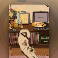 котенок — неоновая вывеска Art Studio