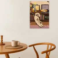 Постер с розовым котенком без рамки — фото 4