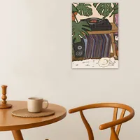 скандинавский постер спящий котик — фото 4