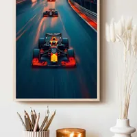 Постер ночная гонка F1 трасса — фото 3