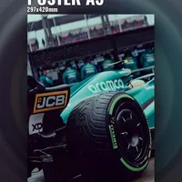 F1, Колесо болида — неоновая вывеска Art Studio