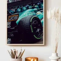 Постер F1 колесо болида интерьерный без рамки — фото 3