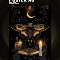 Постер магический мотылек 29×42 см для интерьера — фото 1