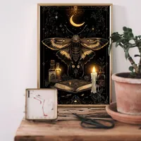 Постер магический мотылек 29×42 см для интерьера — фото 2