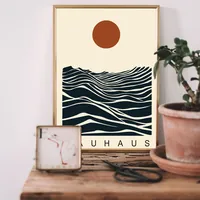 интерьерный постер Bauhaus с морским пейзажем — фото 2