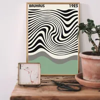 Интерьерный постер Баухаус 29×42 см черно-белый — фото 2