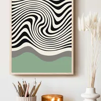 Интерьерный постер Баухаус 29×42 см черно-белый — фото 3