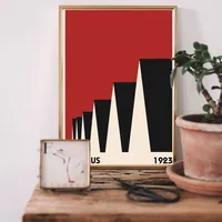 Постер Bauhaus абстрактный 29x42 см без рамки — фото 2