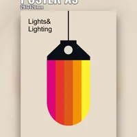 Баухаус с лампой — неоновая вывеска Art Studio