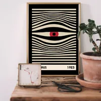 Абстрактный постер геометрия стиль Баухаус — фото 2