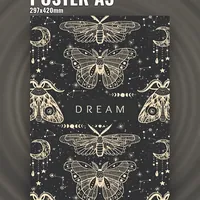 бабочка, астрология — неоновая вывеска Art Studio