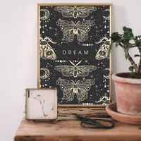 Астрологический постер бабочки интерьерный — фото 2