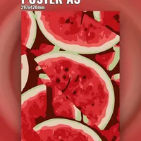 арбуз, на кухню — неоновая вывеска Art Studio