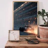 Формула 1 постер гонка под дождём искры — фото 2