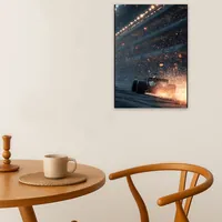 Формула 1 постер гонка под дождём искры — фото 4