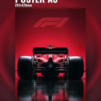 Ferrari Формула 1 вид сзади красный болид — фото 1