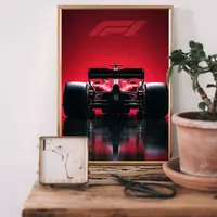 Ferrari Формула 1 вид сзади красный болид — фото 2