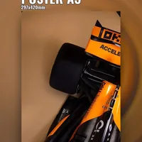 Постер болида Формулы 1, автоспорт — фото 1