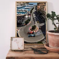 постер гонки Формулы 1 в Монако на тему автоспорта — фото 2