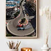 постер гонки Формулы 1 в Монако на тему автоспорта — фото 3