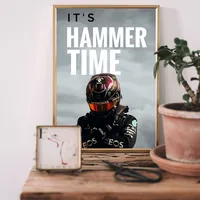 Постер гонщик Формулы 1 в шлеме It’s Hammer Time — фото 2