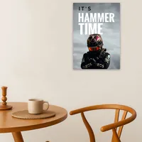 Постер гонщик Формулы 1 в шлеме It’s Hammer Time — фото 4