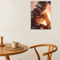 Постер Формулы 1 гонщик в желтом шлеме — фото 4