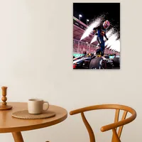 Постер чемпиона Формулы 1 празднует победу — фото 4