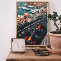 Постер пилота Формулы 1 на черном фоне — фото 2