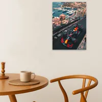 Постер пилота Формулы 1 на черном фоне — фото 4