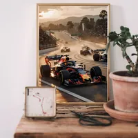 Постер Формула 1 гонка в пустыне на закате — фото 2