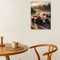 Постер Формула 1 гонка в пустыне на закате — фото 4