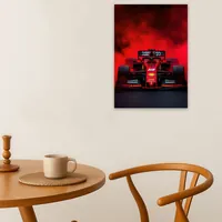Формула 1 красный болид в дыме постер — фото 4